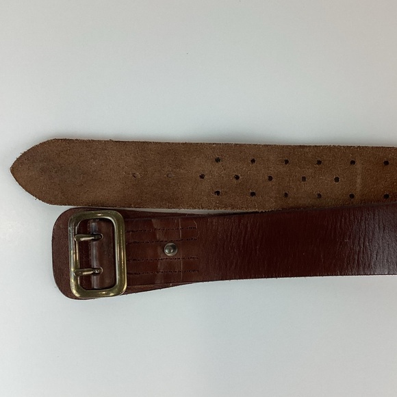 Linea Pelle Brown Leather Belt | Small - Picture 6 of 12